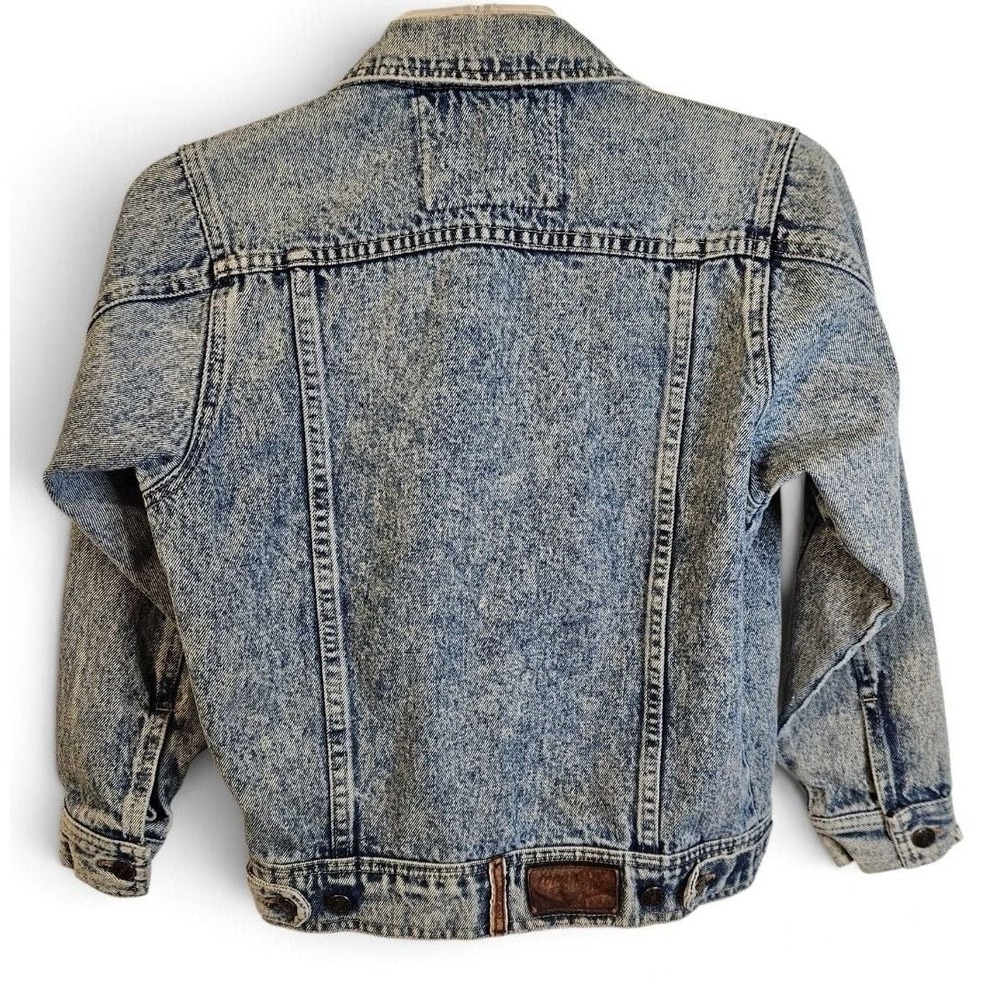 Vintage Coca-Cola Acid Wash Denim Trucker Jacket … - image 2